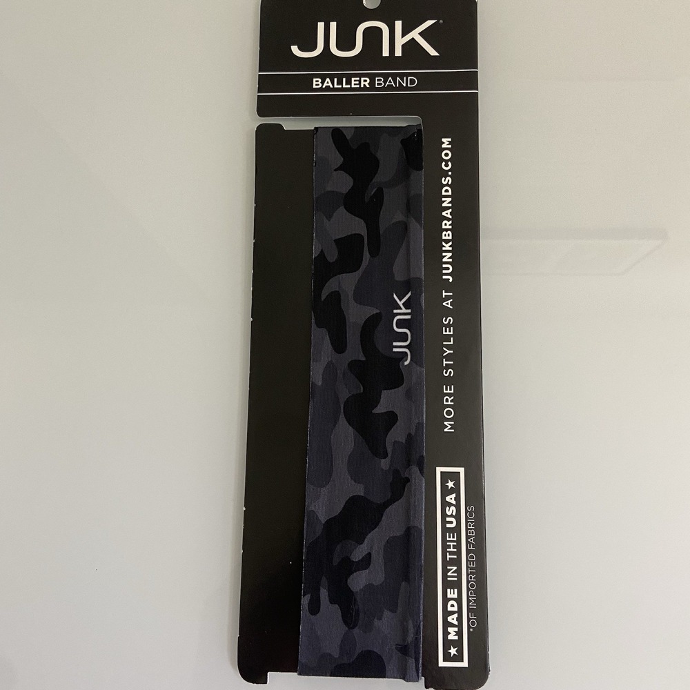 Junk Brands Headband Baller Black Ops Camouflage Made In The USA NEW Lightweight